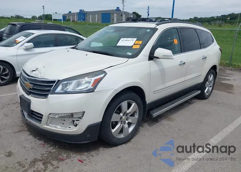 2015 Chevrolet Traverse Ltz z USA, uszkodzony, nr VIN 1GNKRJKD5FJ201035